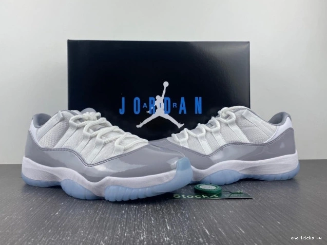 Rep Onekick 11 Cement AV2187-140 Air Grey Jordan Low 0812